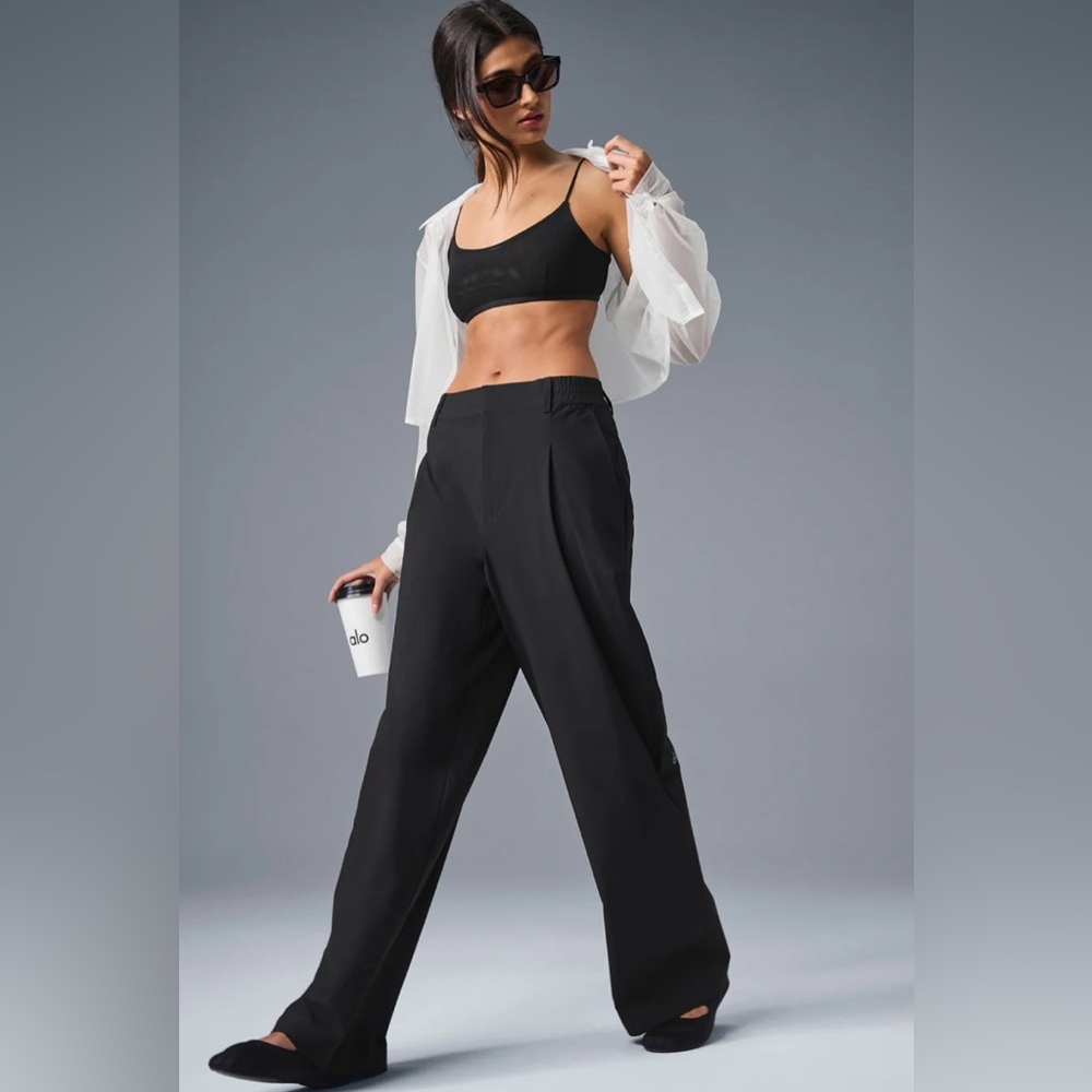 NWT ALO Yoga High-Waist Pursuit Trouser - Regular 30” inseam Size M/L - Picture 5 of 9